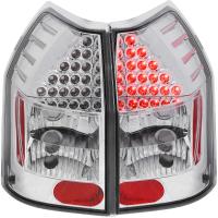 Anzo Chrome LED Tail Light Set 05-08 Dodge Magnum - Click Image to Close